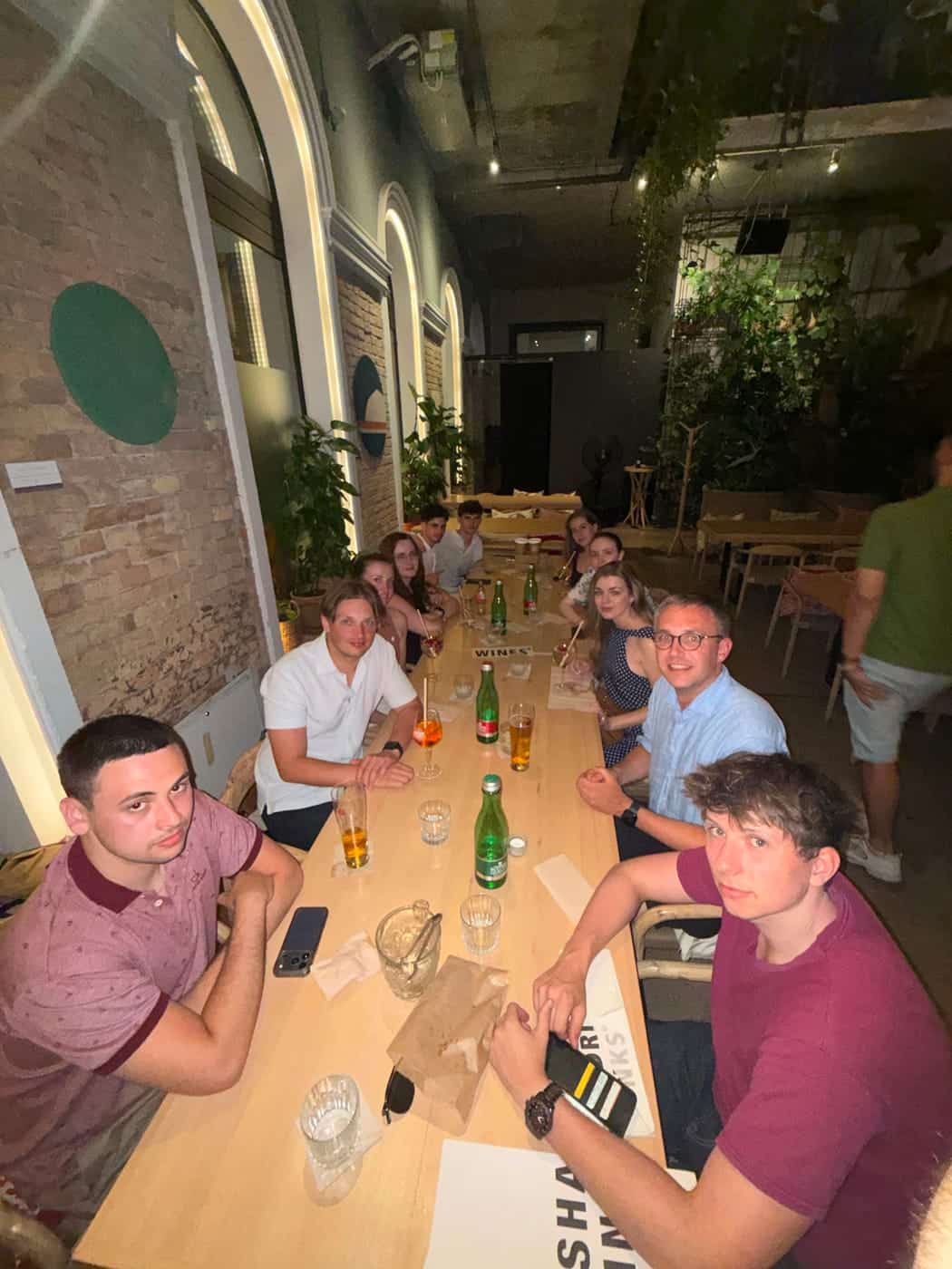 JU Leipzig in Budapest, gemeinsamer Abend